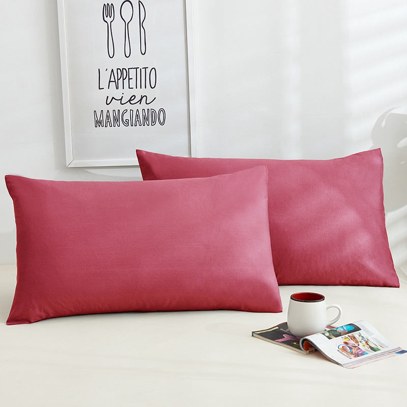 Hotel-Grade Pure Cotton Pillowcases Pair