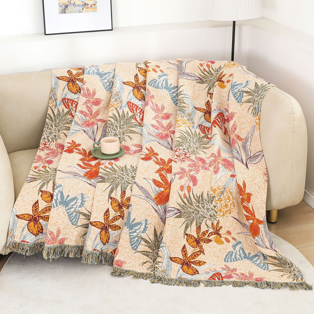 Cotton Gauze Multi-Layer Summer Bedspread