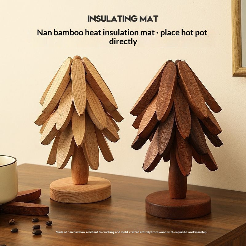 Sculptural Tree Branch Wooden Trivet & Table Mat — view 4