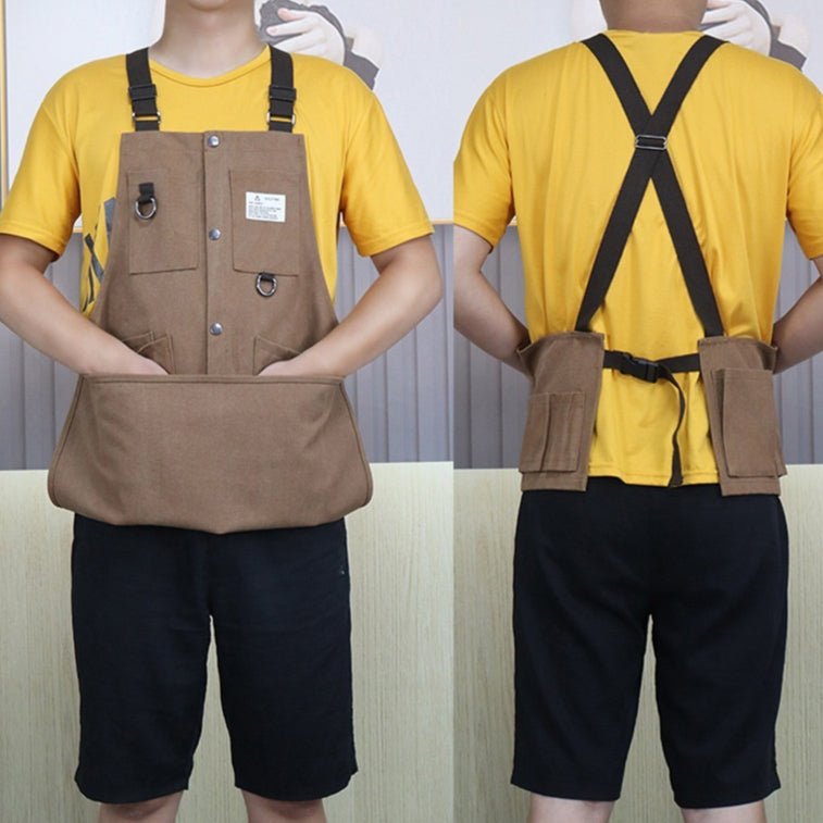 Detachable Waterproof Canvas Dining Apron