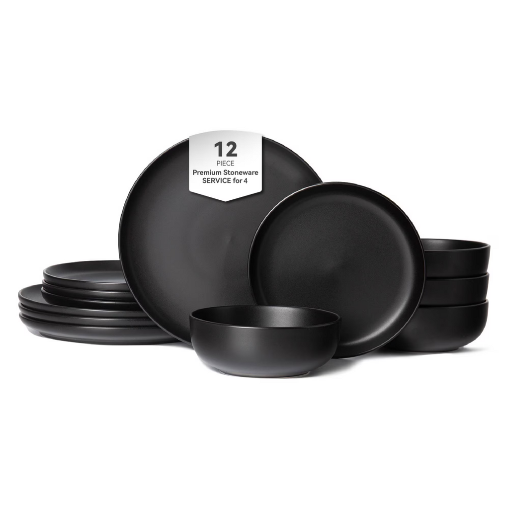Matte Stoneware Dining Collection for Four