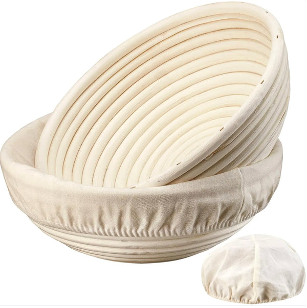 Handcrafted Rattan Banneton Proofing Baskets