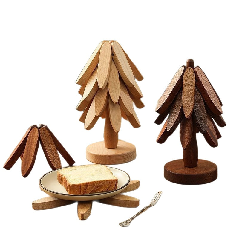 Sculptural Tree Branch Wooden Trivet & Table Mat