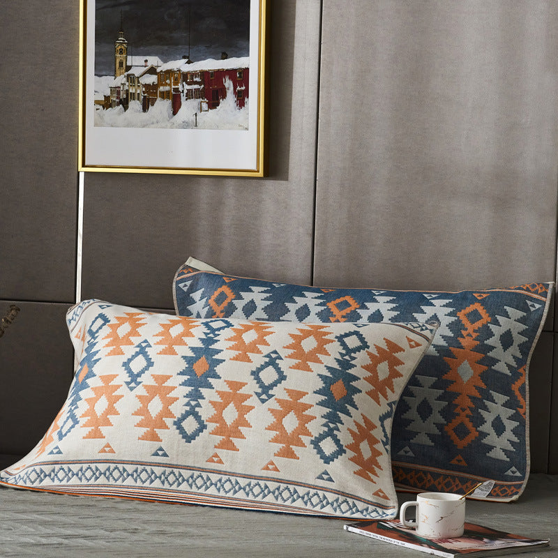 Four-Layer Gauze Cotton Pillowcase | Cloud-Soft