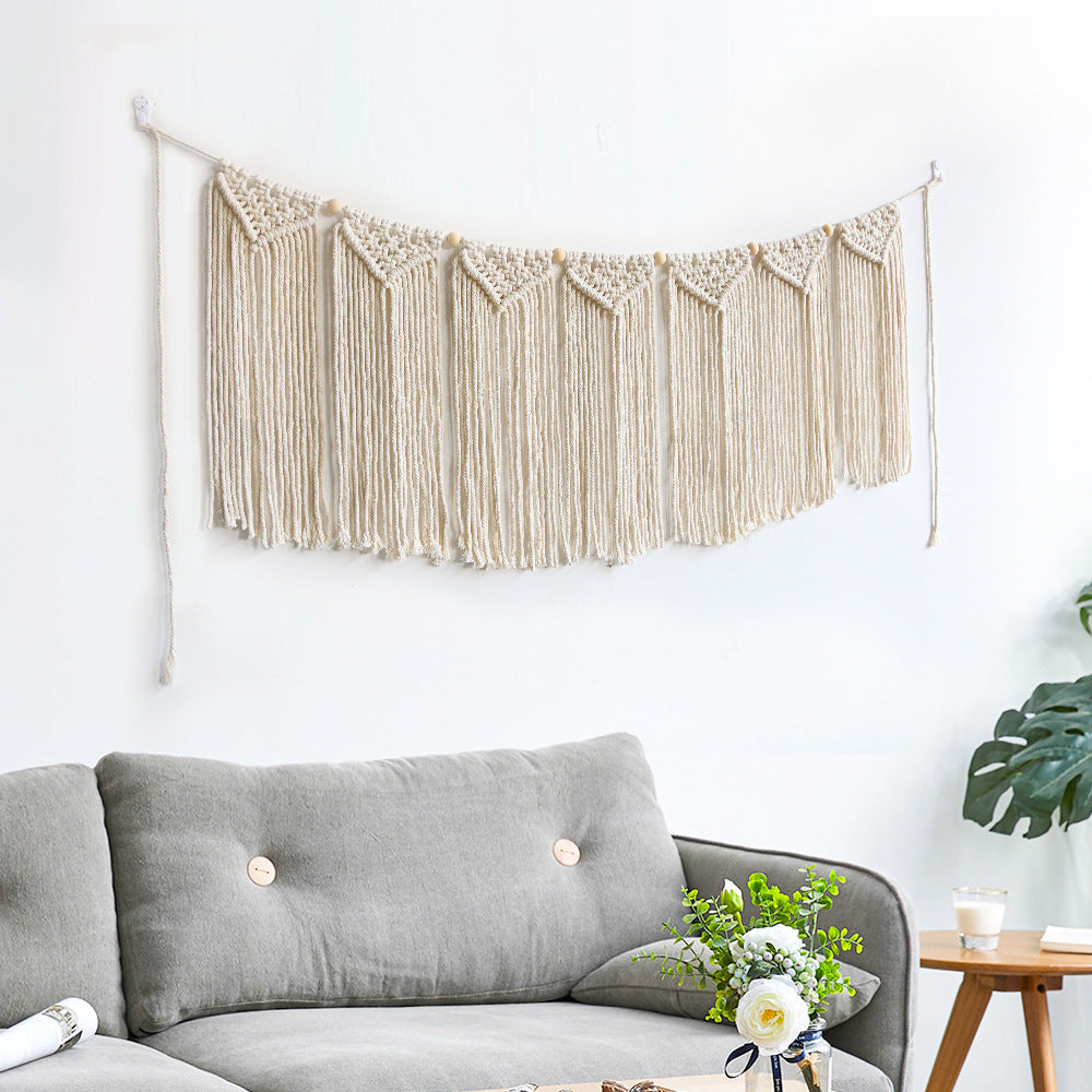 Bohemian Woven Tassel Wall Hanging Tapestry