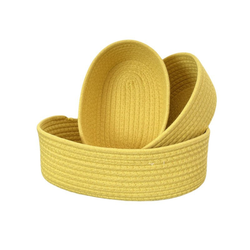 Cotton Rope Storage Baskets — Trio Collection