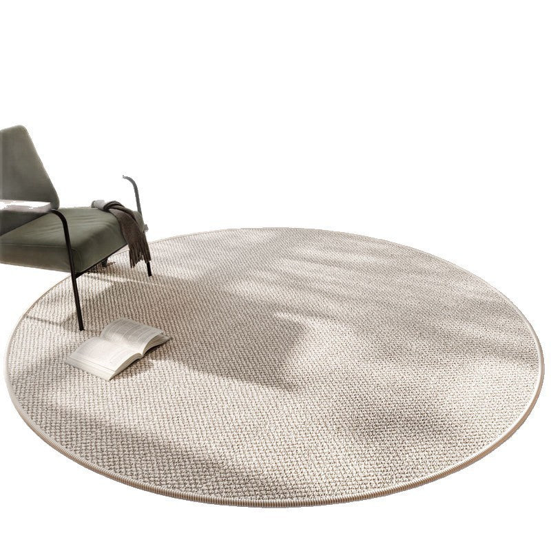 Woven Sisal-Style Round Rug in Solid Tones — view 2