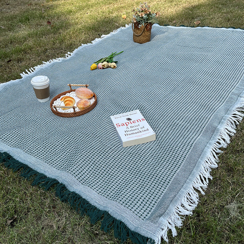 Stonewashed Linen Picnic & Dining Blanket — view 10