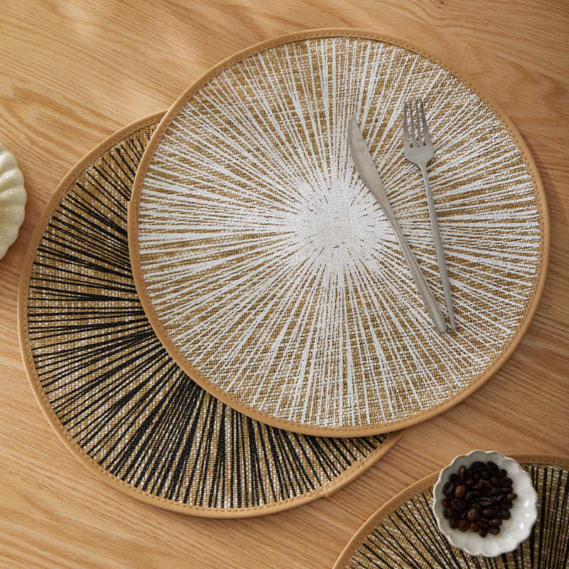 Handwoven Jute Natural Placemat & Coaster