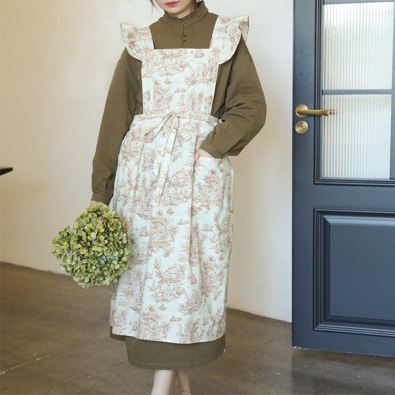 Tailored Cotton French Apron — Antifouling