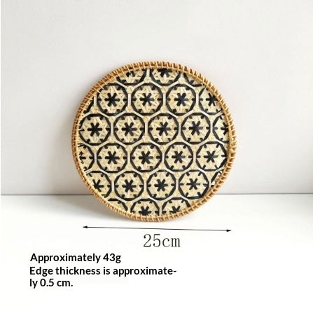 Handwoven Rattan & Bamboo Dining Placemat — view 19