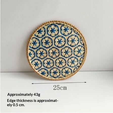 Handwoven Rattan & Bamboo Dining Placemat — view 7